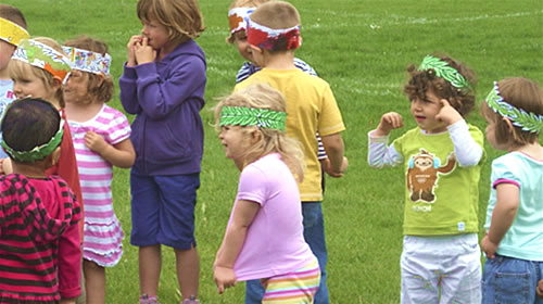 Children from Northumberland Day